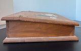 Folk Hand Painted Vintage Wooden Writing Lap Desk