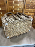 Double Handle Large Decorative Basket, (N)
