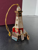 Baldwin 24KT Gold Finished Brass North Atlantic Lighthouse Ornament