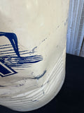 General Store Sized Antique Metal Lidded Flour Bin