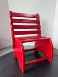 Red Painted Vintage Wooden Child’s Chair