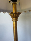 (B) Gilded Resin Pineapple Buffet Lamp (WORKS)