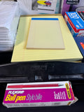 Box of Assorted Office Supplies