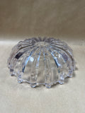 Clear Glass Bowl With Raised Exterior