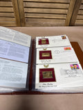 Golden Replicas Of United States Stamps (A)