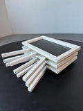 Lot of 3 Shabby Chic Chalkboard Signs
