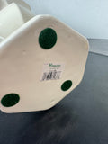(B) Haeger Vintage Cream Pottery Urn Vase