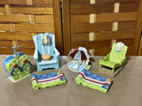 Beach/Flip Flop Bath Accessories Lot