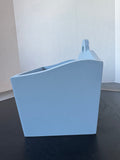 Periwinkle Blue Wall Mount Storage Bin