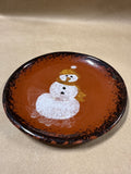 Small Clayworks Snowman Decorative Plate