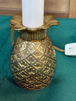 Solid Brass Pineapple Electric 7 1/4” Candle Light