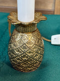 Solid Brass Pineapple Electric 7 1/4” Candle Light