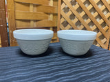 "Flour Power" Love and Bake Peace 2 Piece Bowls by Mason Cash