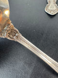 2-Piece Engraved Sterling Silver Serving Spoons