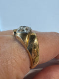10K & 14K Gold Diamond Ring SIZE 9.5