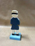 Handmade Wooden Ship Captain (A)