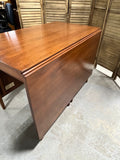 Henkel Harris Drop Leaf Table with (4) Henkel Harris Chairs, and Table Pads