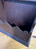 Dark Wood Virginia Metal Crafters Spoon Holder