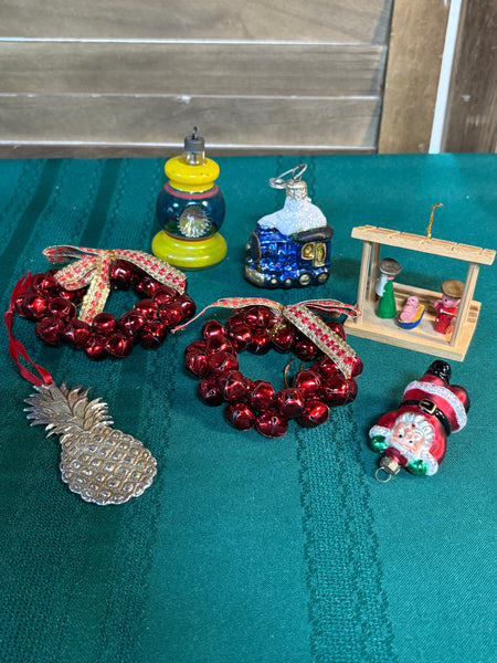 (A)Lot of Christmas Ornaments