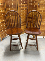 Pair of Swivel Bar Stools