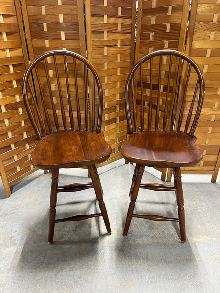 Pair of Swivel Bar Stools