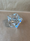Crystal Oleg Cassini Candle Votive With Box (C)
