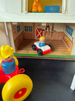 Fisher Price Play Family Barn with Silo & Some Accessories