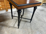 Bombay Co. Black/Wood Tone Square Side Table