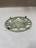 (B) Gorham Brass Crab Trivet