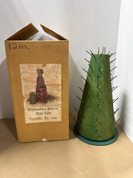 Williamsburg Pottery Apple Cone Form