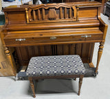 Wurlitzer Upright Piano with Bench***HEAVY ITEM***READ DETAILS ON PICK UP POLICY***