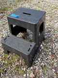 Black Plastic Step Stool