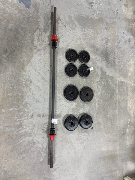 Olympic Bar and Free Weights (8)