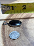 Sterling/Black Pendant