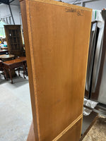 Arne Wahl Iverson Danish Teak Veneer Mid Century Modern Two Piece Corner Cabinet