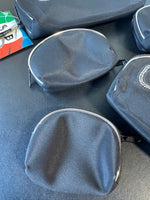 5-Piece Seroborn Black Bejeweled Obama Clutch & Cosmetics Bags