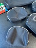 5-Piece Seroborn Black Bejeweled Obama Clutch & Cosmetics Bags