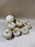 7 Piece Capiz Style Faux Fruit And Decor