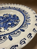 Blue And White Hungarian Folk Art Bowl