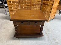 Square End Table with Drawer