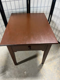 Brown End Table with Drawer