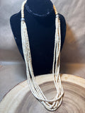 Multi Strand Heishi Shell Necklace