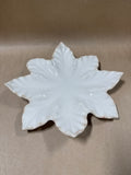 Cream Colored Leaf Dish