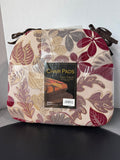 Sealed Pair of Brentwood Originals Autumn Leaves Chair Pads