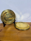 Brass Plate Chargers - Set Of 8