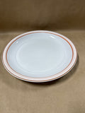 Diane Von Furstenberg Peach Colored Stripe Pasta Serving Bowl