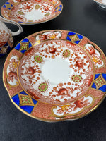 12-Piece Royal Stuart Spencer Stevenson England Bone China Demitasse Cups & Saucers Set