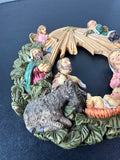 Heavy Resin Hanging Nativity Scene