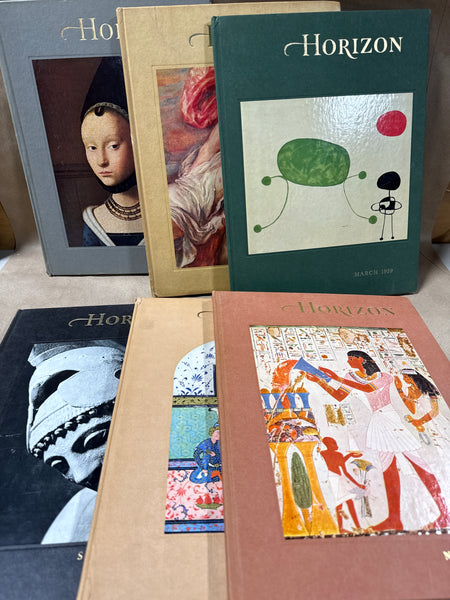 (D) Set Of 6 Hardcover Horizon Books — 1959