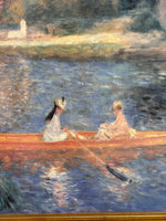 Boating on the Seine Print by Pierre Renoir (Art Board)